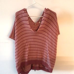 Free People zipper-back sweater